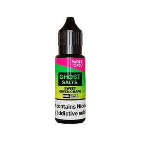 Vapes Bars Ghost Sweet Green Grape Nic Salt E-liquid - 10ml