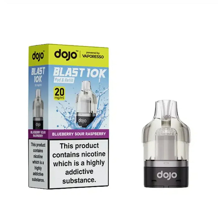 Blueberry Sour Raspberry Vaporesso Dojo Blast 10K Prefilled Pod