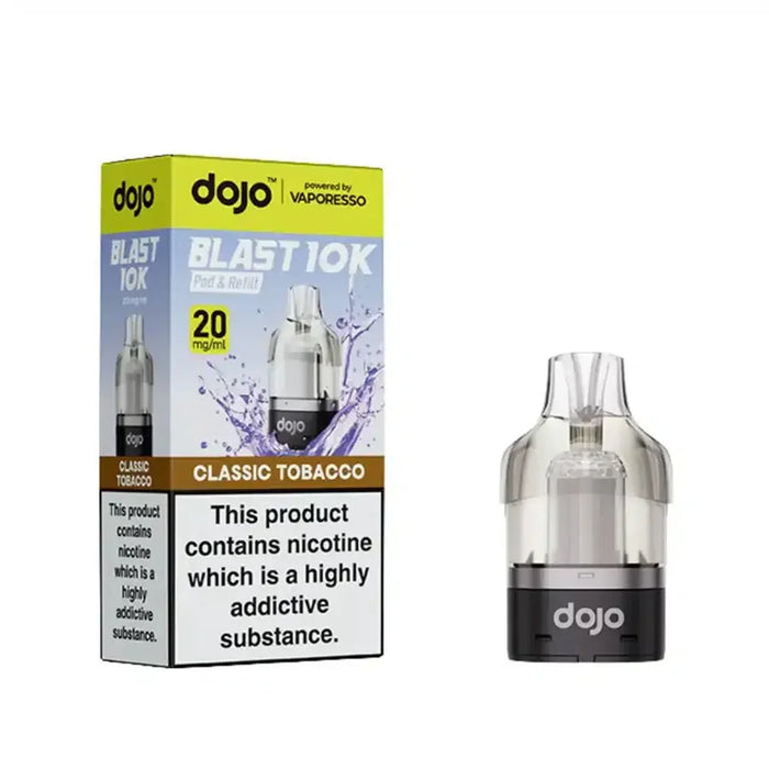 Classic Tobacco Vaporesso Dojo Blast 10K Prefilled Pod