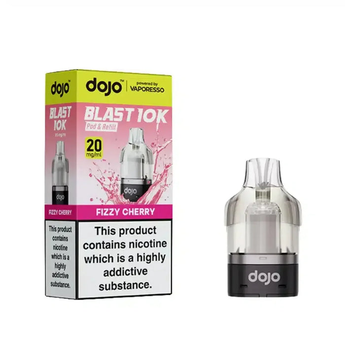 Fizzy Cherry  Vaporesso Dojo Blast 10K Prefilled Pod