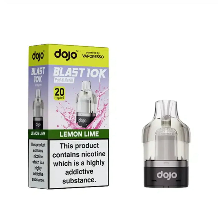 Lemon Lime Vaporesso Dojo Blast 10K Prefilled Pod
