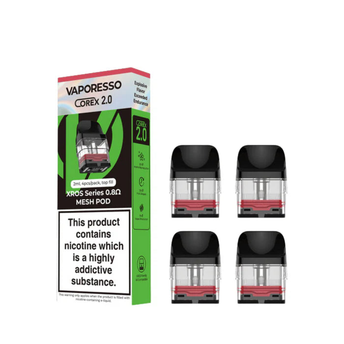 0.8ohm aporesso Xros Corex 2.0 Replacement Pods -Vape Universe