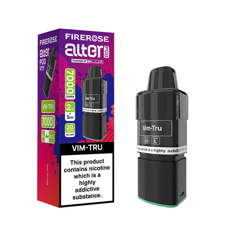 Vim tru Elux Firerose Alter 7000 Prefilled Pods