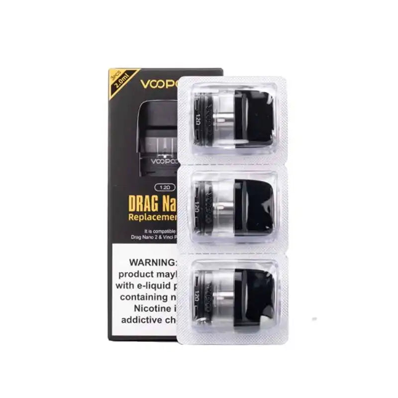 Voopoo Drag Nano 2 Pod Cartridge Pack of 3 - Vape Universe