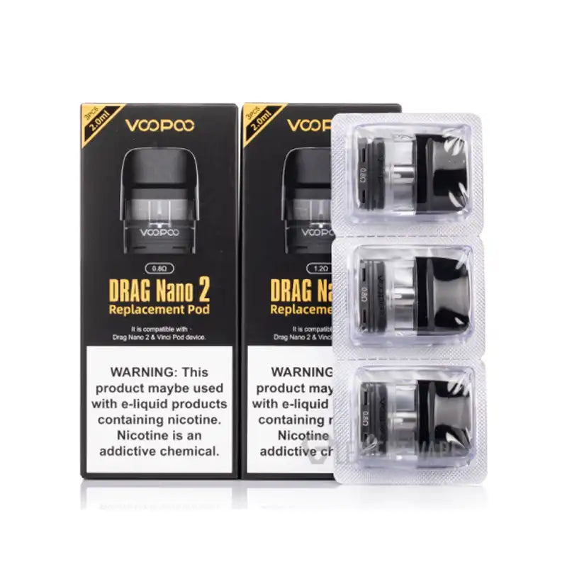 Voopoo Drag Nano 2 Pod Cartridge Pack of 3 - Vape Universe