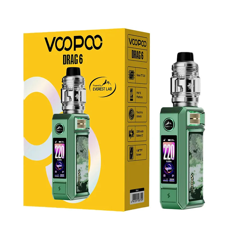 Voopoo Drag 6 Pod Vape Kit Green