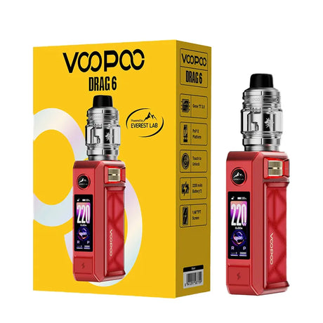 Voopoo Drag 6 Pod Vape Kit Red
