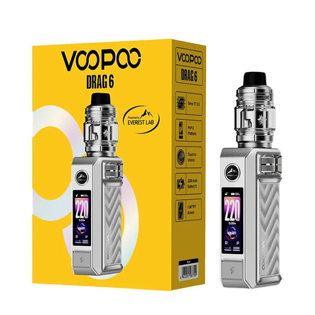 Voopoo Drag 6 Pod Vape Kit Silver
