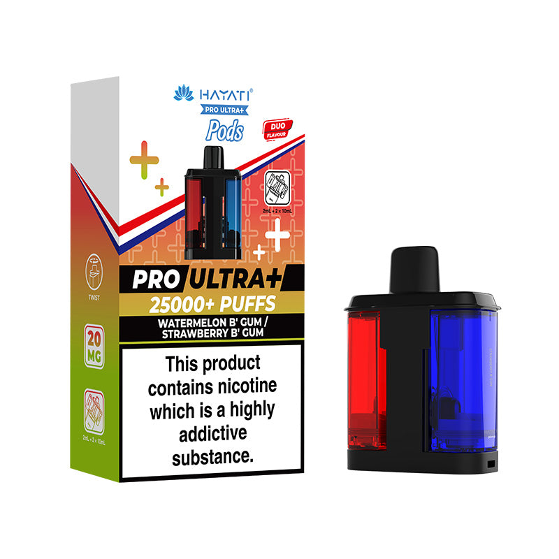 Hayati Pro Ultra Plus Refill Watermelon B-Gum & Strawberry B-Gum