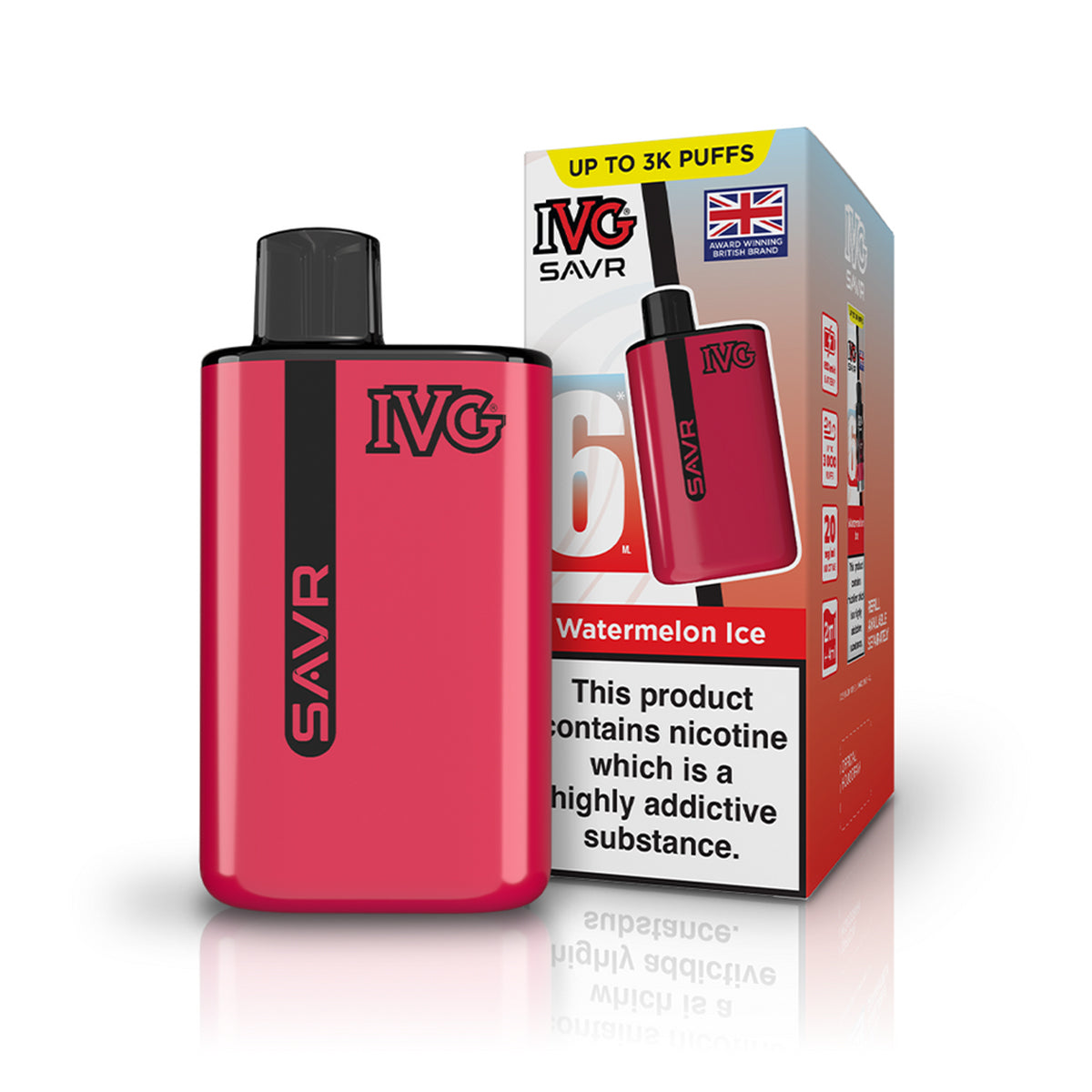 IVG SAVR Prefilled Puffs Vape Pod Kit