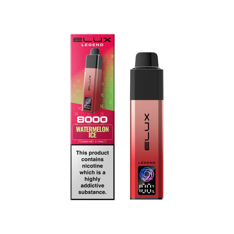 Watermelon Ice Elux Legend 8000 Prefilled Pod Kit – Vape Universe
