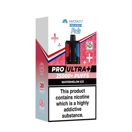 Watermelon Ice Hayati Pro Ultra Plus 25K Refill Pods Vape Universe