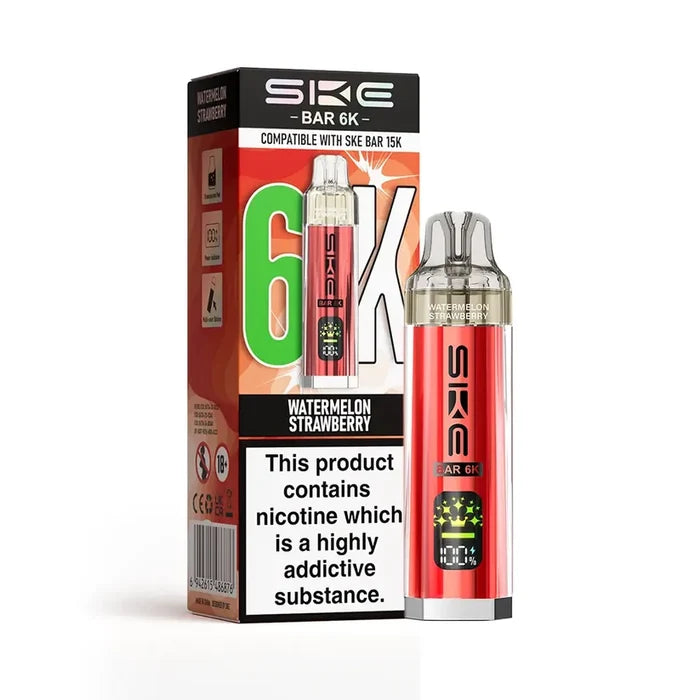 Watermelon Strawberry SKE Bar 6K Prefilled Pod Kit – Vape Universe