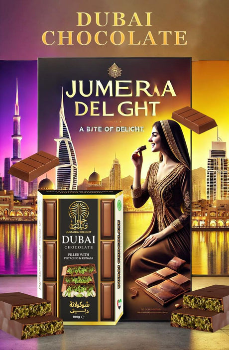 Jumaira Delight Dubai Style Chocolate Bar
