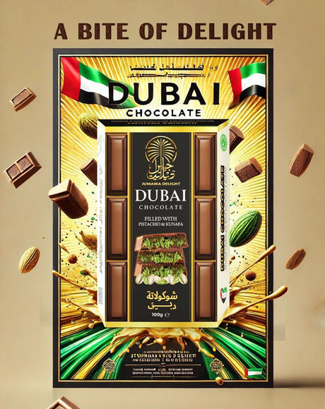 Jumaira Delight Dubai Style Chocolate Bar