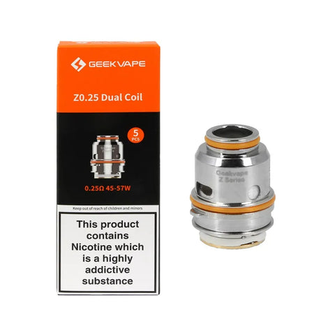 Z0.25ohm Dual Geekvape Z Series Replacement Coils – Vape Universe