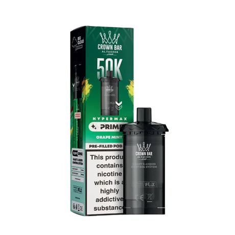 Grape Mint Al Fakher Hypermax Prime 50K Refill Pod