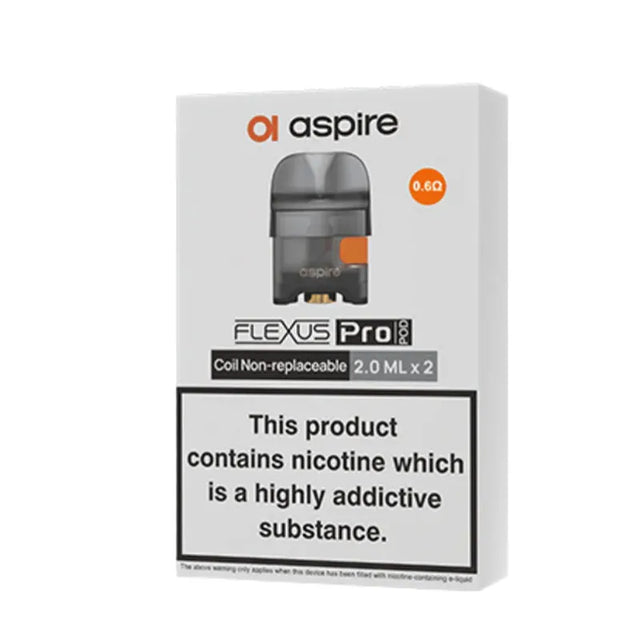 Aspire Flexus Pro Replacement Pods 0.6ohm- Vape Universe