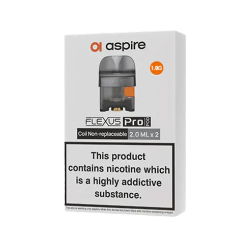 Aspire Flexus Pro Replacement Pods 1.0ohm - Vape Universe