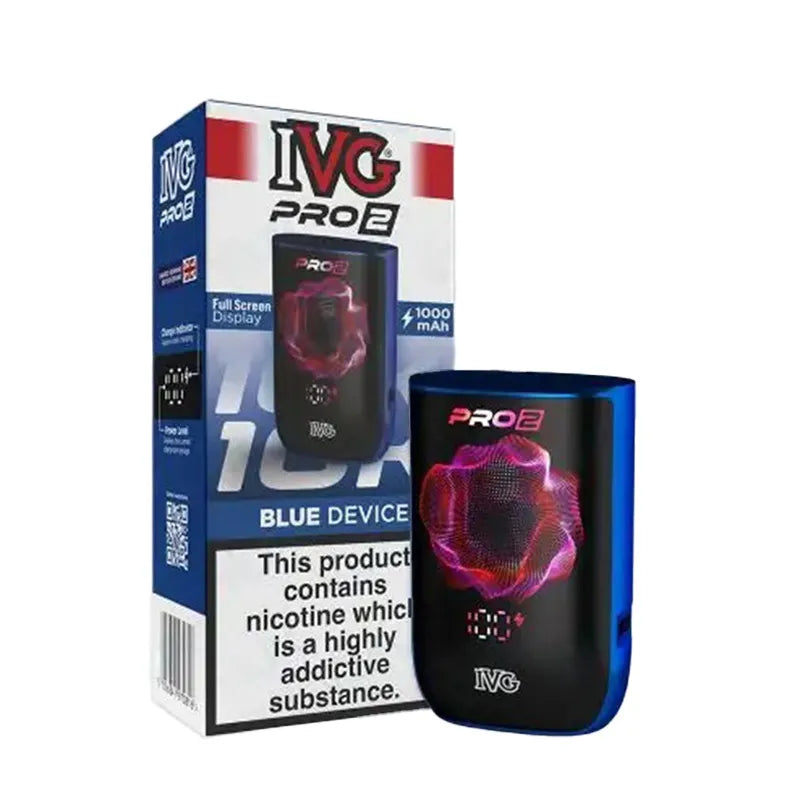 Blue ivg-pro-2-prefilled-pod-battery-device