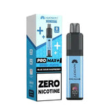 Blue Sour Raspberry Hayati Pro Max Plus 6K 0 Nicotine Pod Kit Vape Universe
