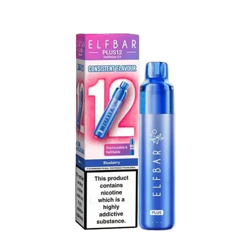 Blueberry Elf Bar Plus 12 Prefilled Pod Kit