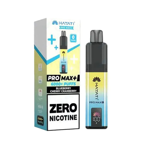 blueberry-cherry-cranberry Hayati Pro Max Plus 6K 0 Nicotine Pod Kit Vape Universe

