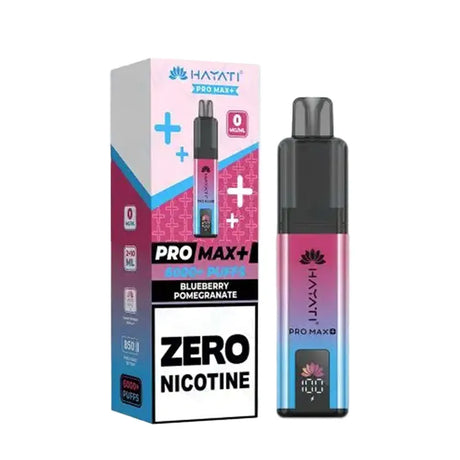 blueberry-pomegranate Hayati Pro Max Plus 6K 0 Nicotine Pod Kit Vape Universe
