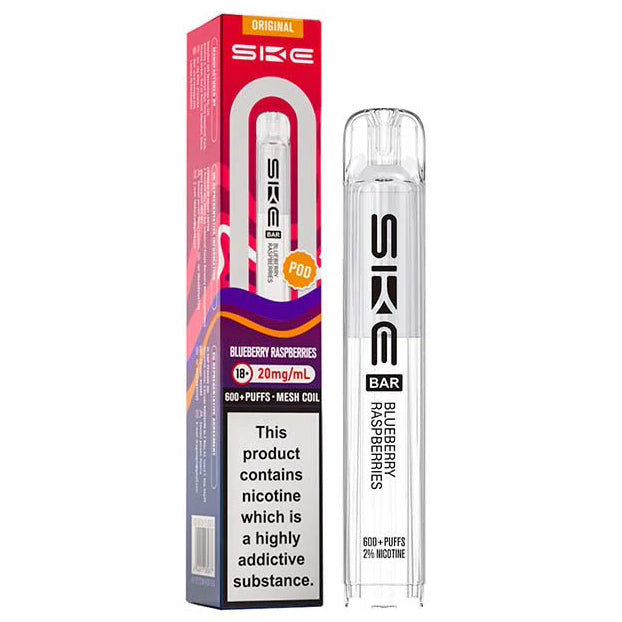Blueberry Raspberry SKE Bar 600 Prefilled Pods - Vape Universe
