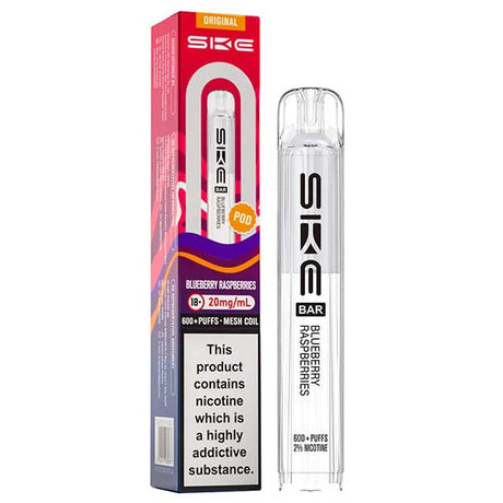 Blueberry Raspberry SKE Bar 600 Prefilled Pods - Vape Universe