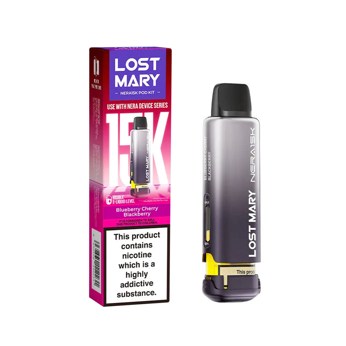 Lost Mary Nera 15K Prefilled Pod Vape Kit