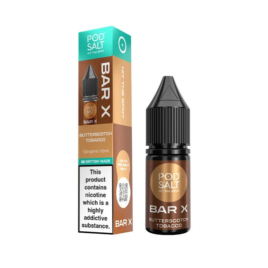 Butterscotch Tobacco Pod Salt Bar X Nic Salt E-liquid