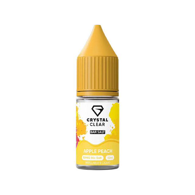 Crystal Clear Apple Peach Nic Salt e-liquid - 10ml