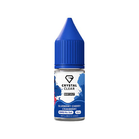 Crystal Clear Blueberry Cherry Cranberry Nic Salt e-liquid - 10ml