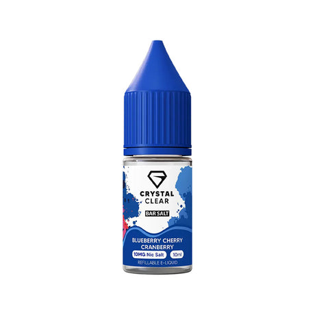 Crystal Clear Blueberry Cherry Cranberry Nic Salt e-liquid - 10ml