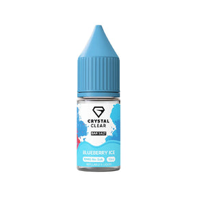 Crystal Clear Blueberry Ice Nic Salt e-liquid - 10ml