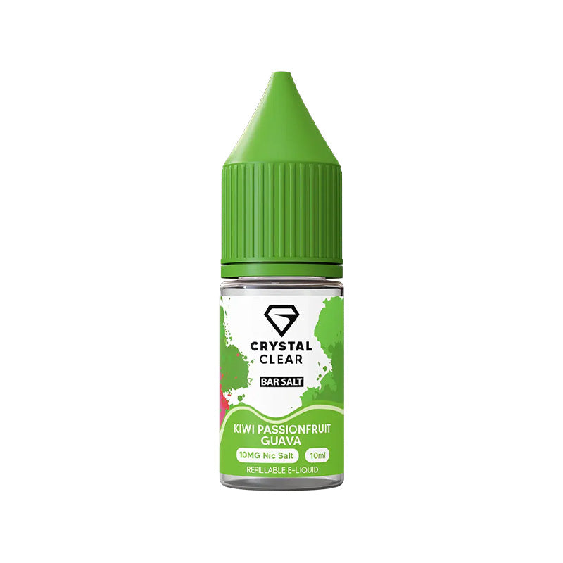 Crystal Clear Kiwi Passionfruit Guava Nic Salt e-liquid - 10ml