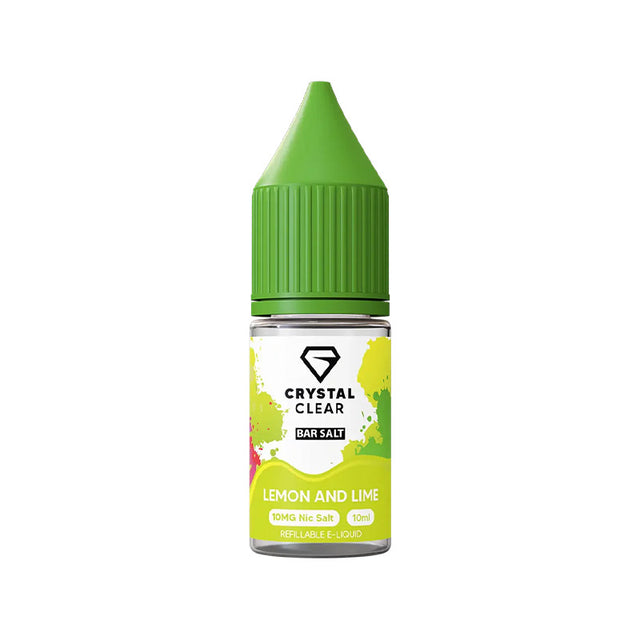 Crystal Clear Lemon &amp; Lime Nic Salt e-liquid - 10ml