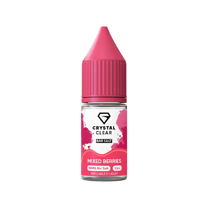 Crystal Clear Mixed Berries Nic Salt e-liquid - 10ml