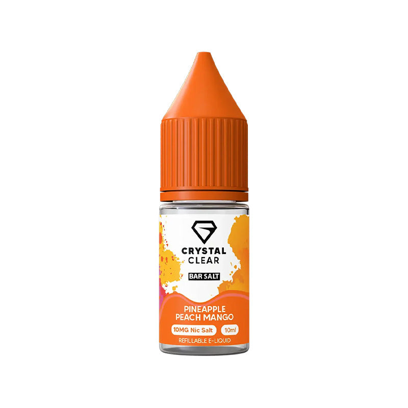 Crystal Clear Pineapple Peach Mango Nic Salt e-liquid - 10ml