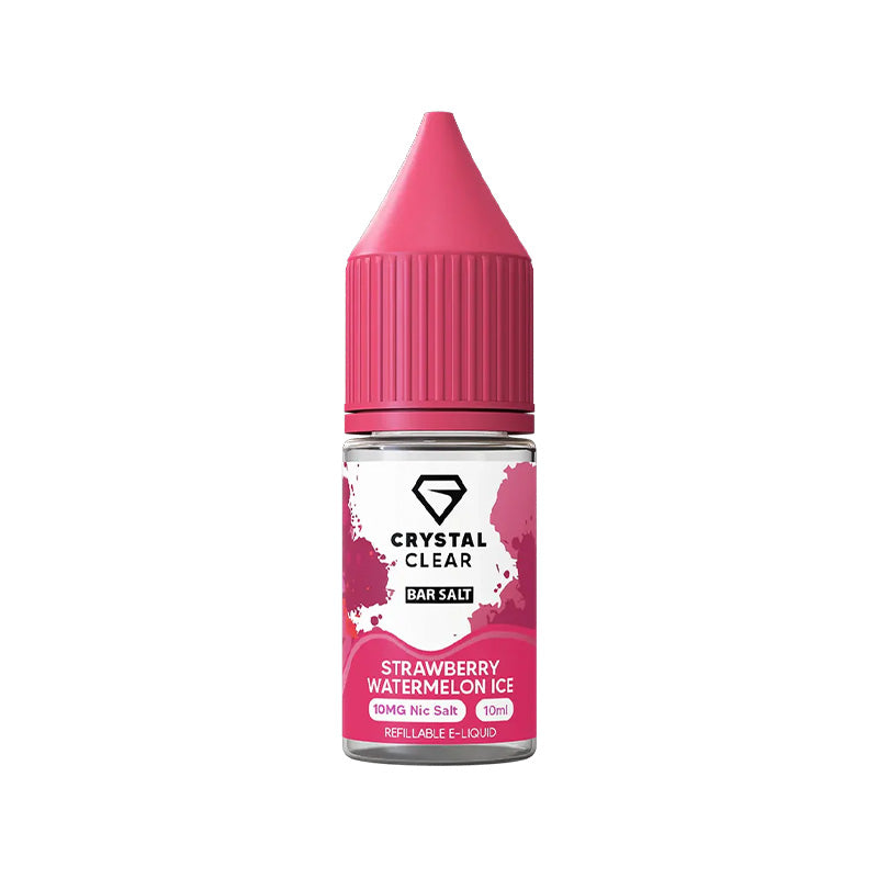 Crystal Clear Strawberry Watermelon Ice Nic Salt e-liquid - 10ml
