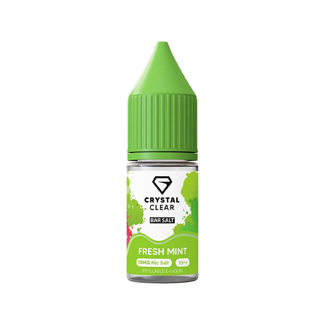 Crystal Clear Fresh Mint Nic Salt e-liquid - 10ml