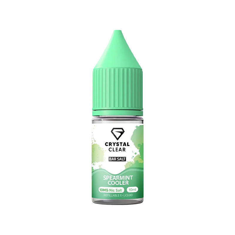 Crystal Clear Spearmint Cooler Nic Salt e-liquid - 10ml