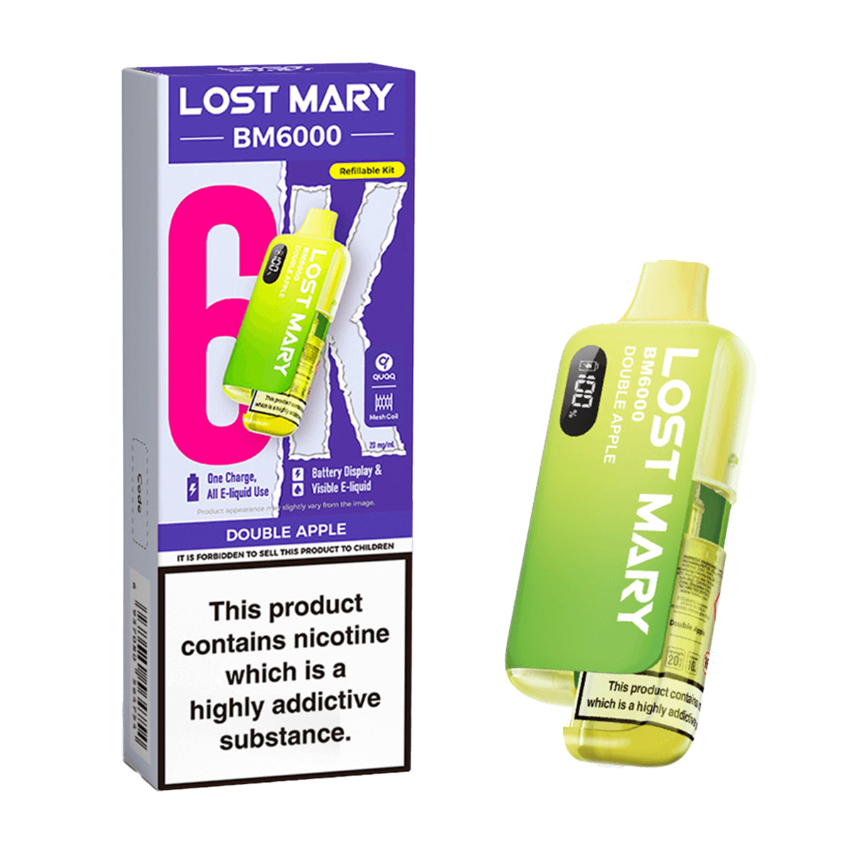 Lost Mary BM6000 Prefilled Pod Kit | 41 Flavours 5 for 40 Lost Mary BM6000 Prefilled Pod Kit | 41 Flavours 5 for 40