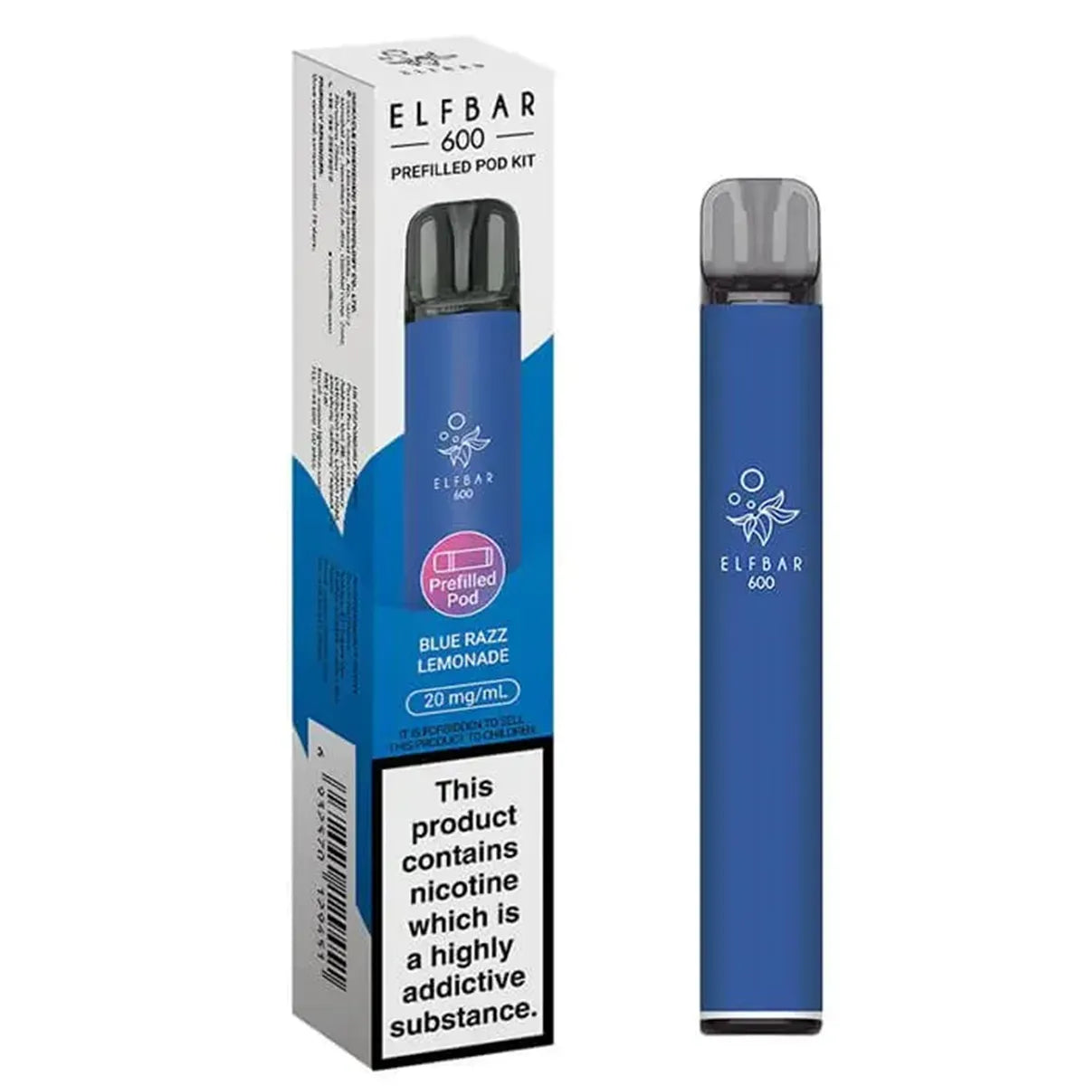 Blue Razz Lemonade Elf Bar 600 Prefilled Pod Kit

