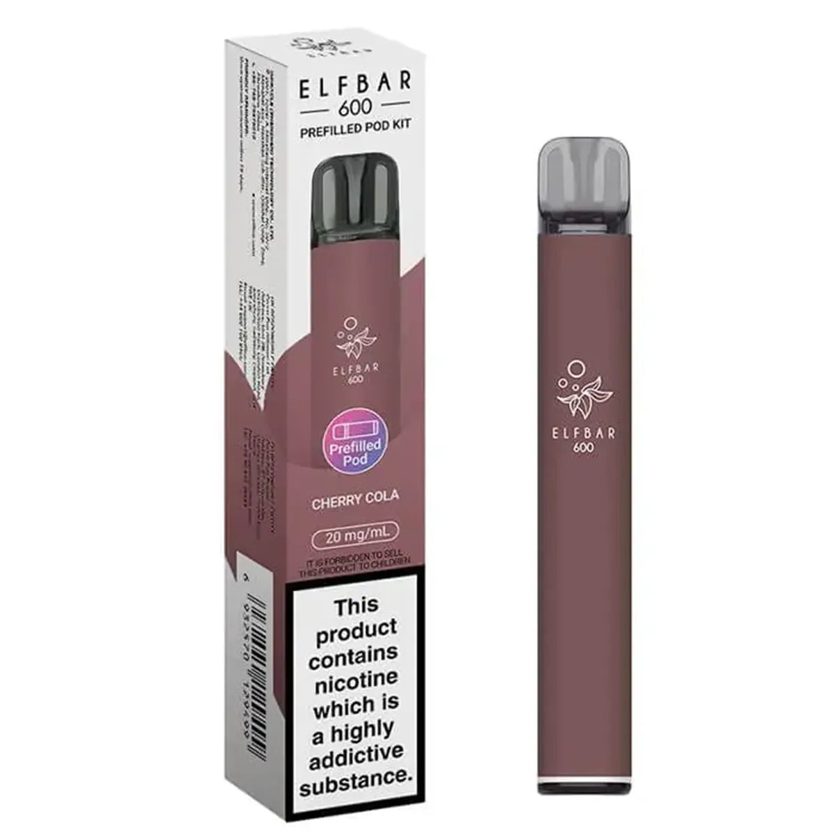 Cherry Ice Elf Bar 600 Prefilled Pod Kit
