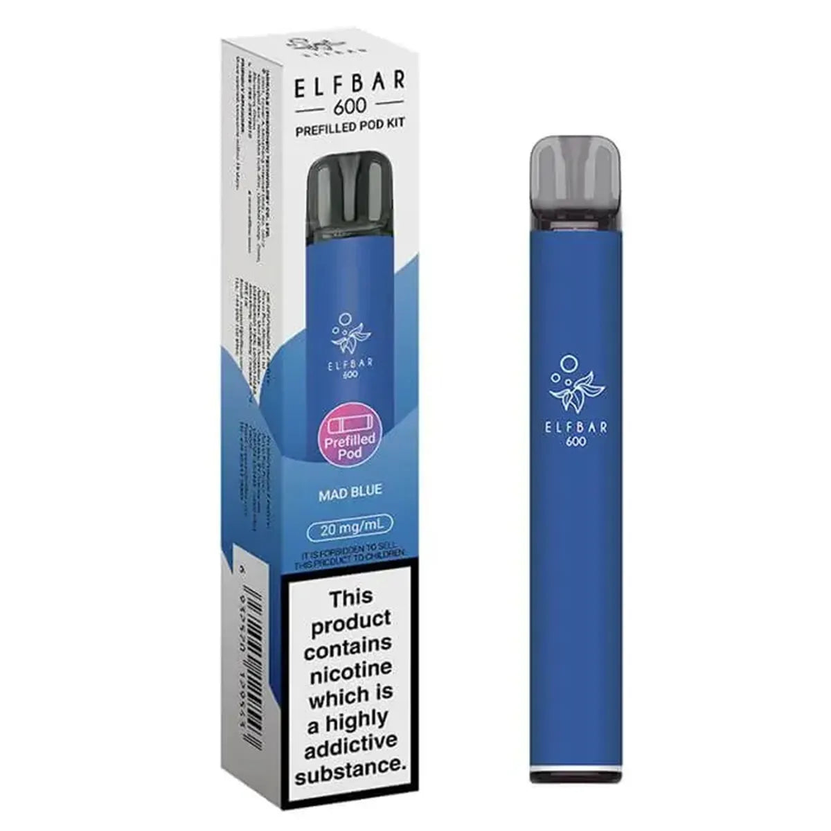 Mad Blue Elf Bar 600 Prefilled Pod Kit
