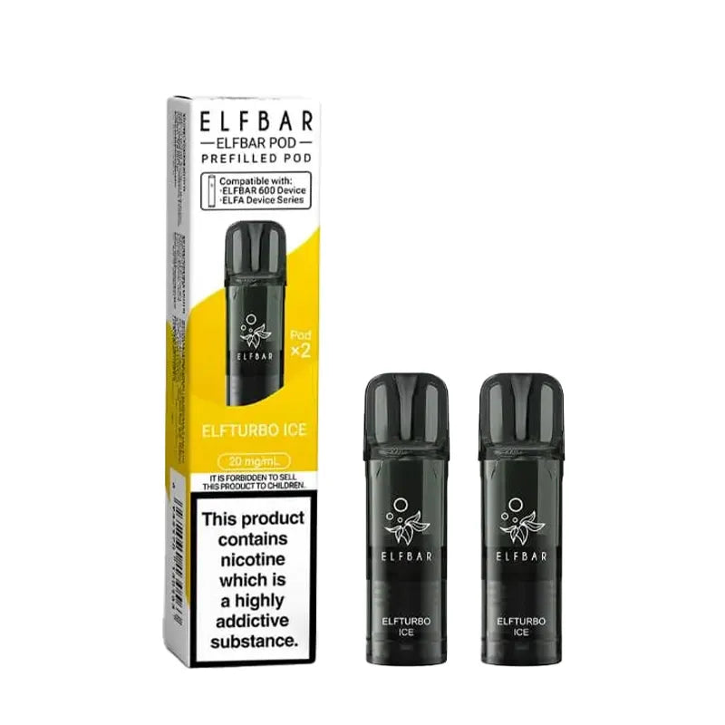 Elfturbo Ice Elf Bar 600 Prefilled Pods
