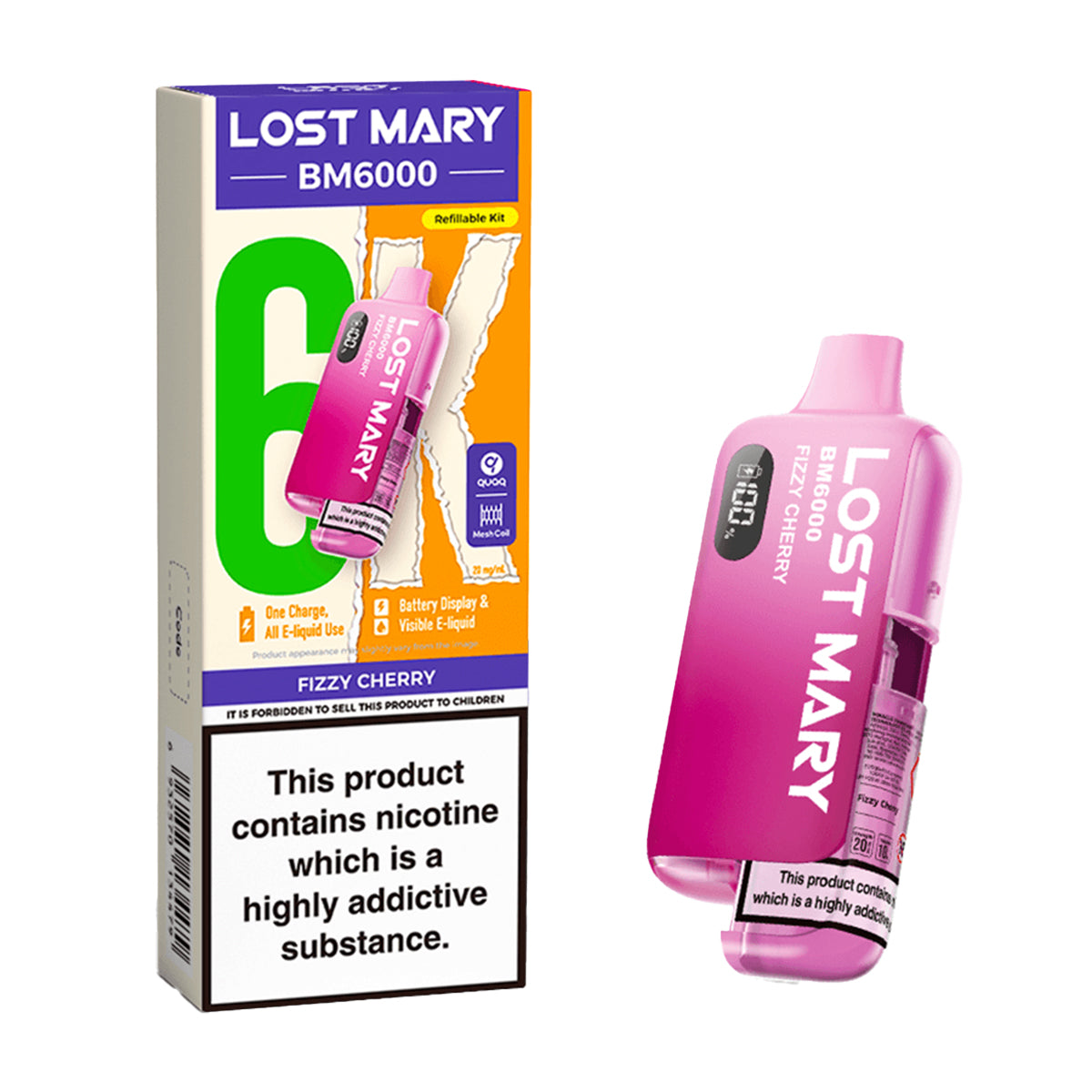 Lost Mary BM6000 Prefilled Pod Kit | 41 Flavours 5 for 40 Lost Mary BM6000 Prefilled Pod Kit | 41 Flavours 5 for 40