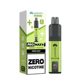 Fresh Mint Hayati Pro Max Plus 6K 0 Nicotine Pod Kit Vape Universe

